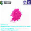 Invertible color pigments, colorless, temperature-changing, colored, single-color toner